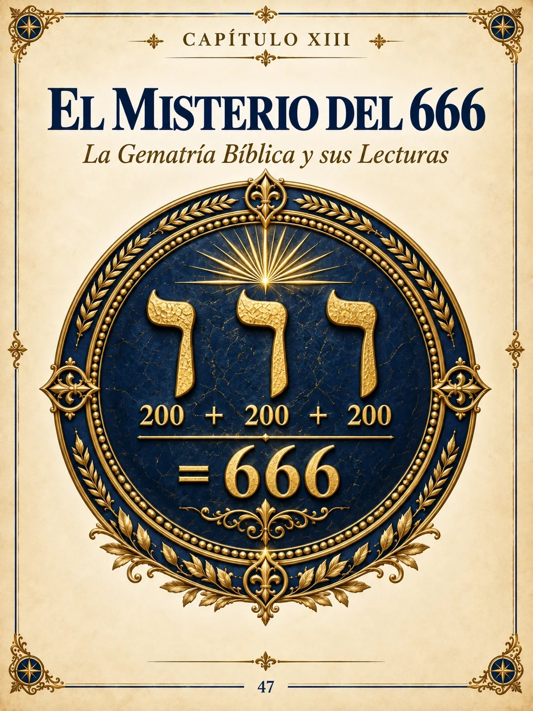 El misterio del 666 explicado mediante gematría bíblica